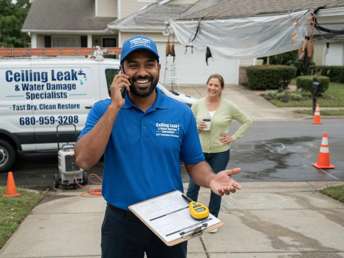 Ceiling Leak Cleanup Meridianville, AL FAQs