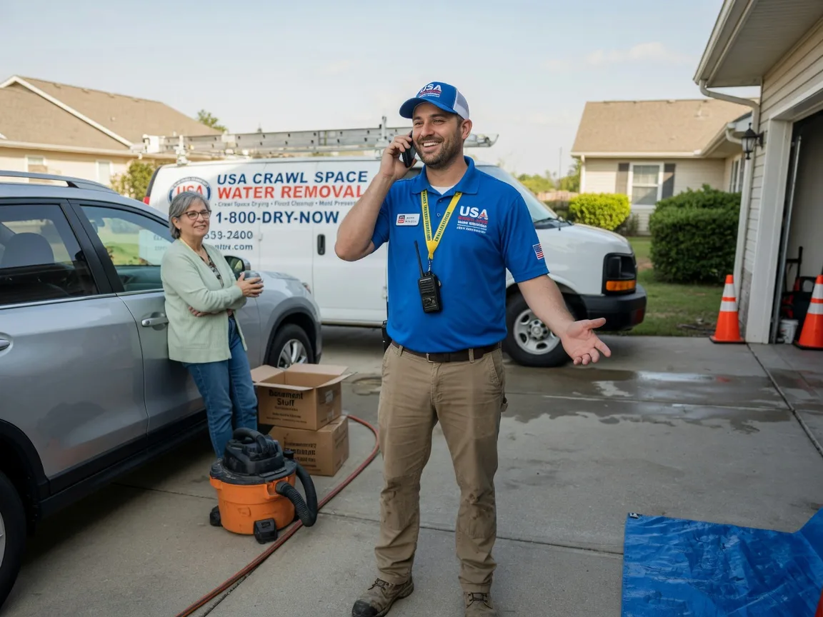 Crawl Space Water Removal Meridianville, AL FAQs